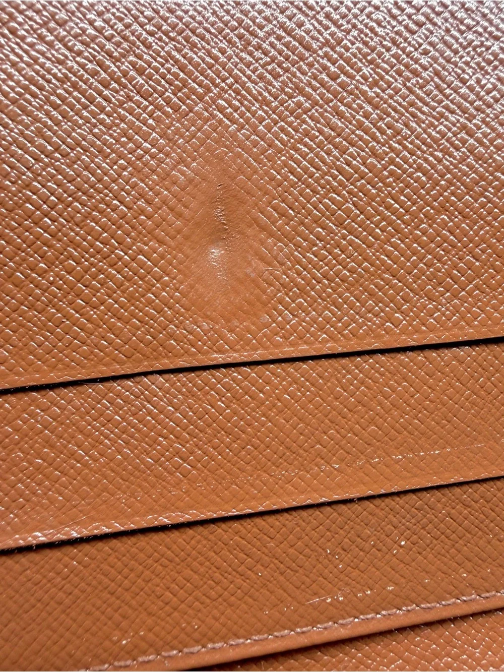 Louis Vuitton Vintage Monogram Compact Card Holder in Brown and Gold